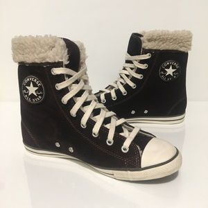 ⚡️Converse AllStar Suede & Shearling Hightop